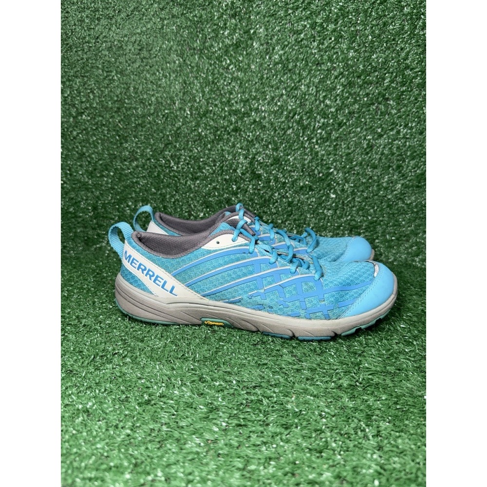 Merrell Bare Access Arc 2 Women's Size 7 J58082 Aqua Blue Hiking Shoes Sneakers